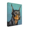 Trademark Fine Art Jill Sands 'Dog Portrait Dobie' Canvas Art, 35x47 WAG03454-C3547GG